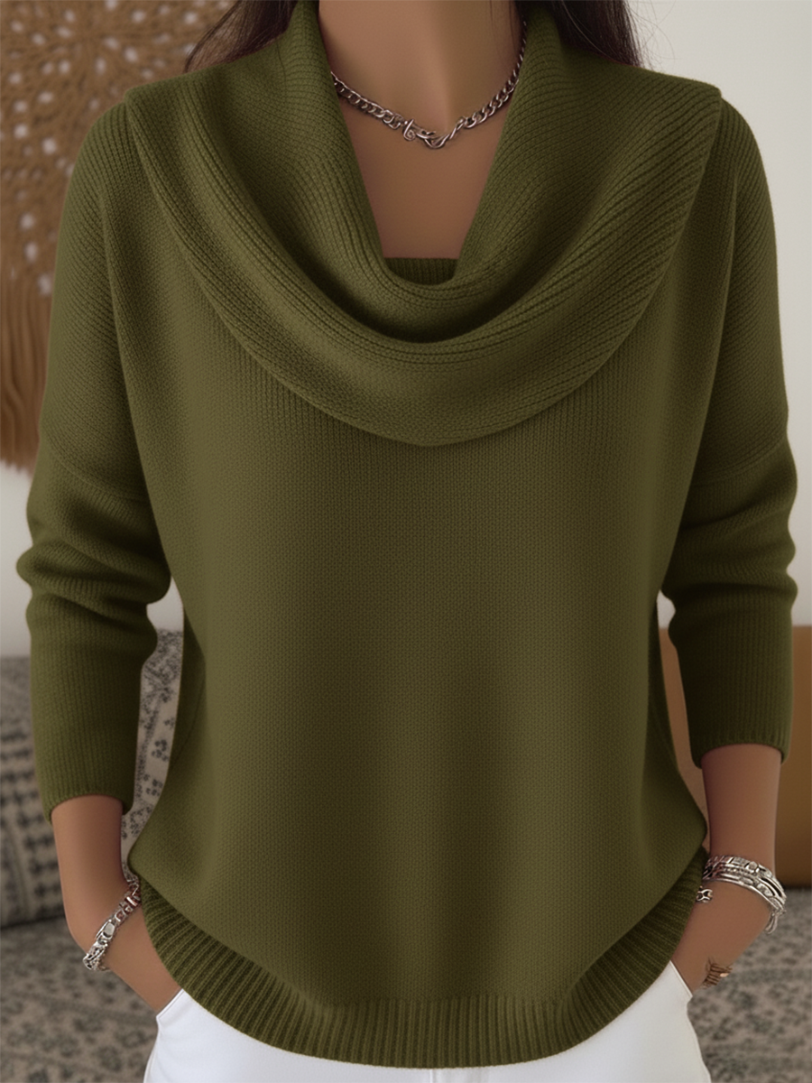 Molly Stylish Cowl Collar Sweater