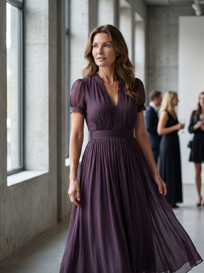 Odessa Waist Keyhole Maxi Dress