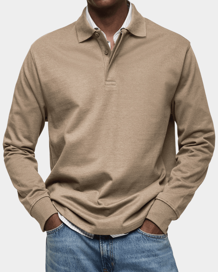 Leo Melbourne™ | Comfortable spring polo with long sleeves