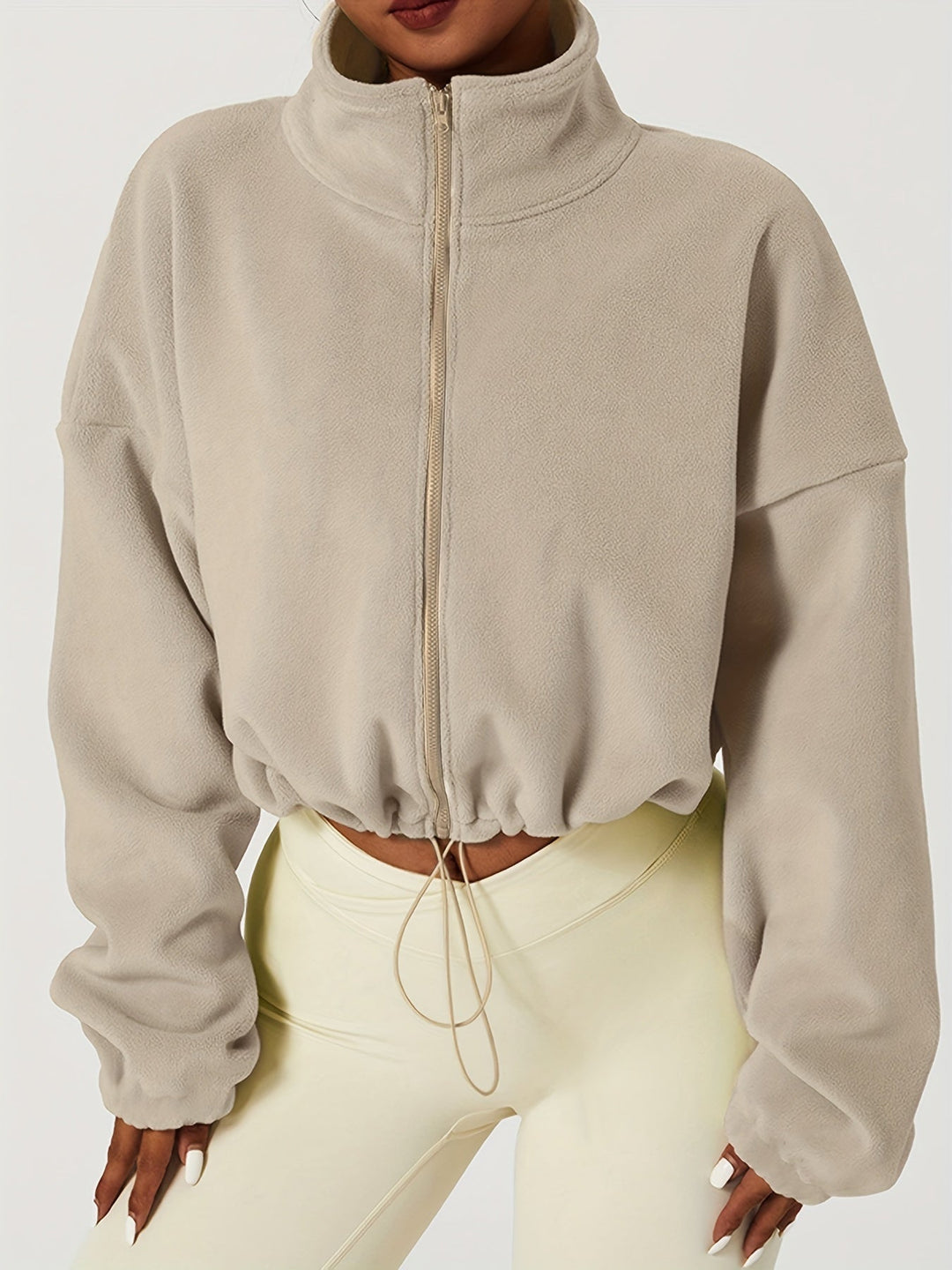 Velexia Fleece Crop Top