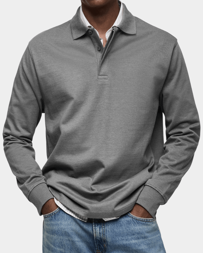 Leo Melbourne™ | Comfortable spring polo with long sleeves