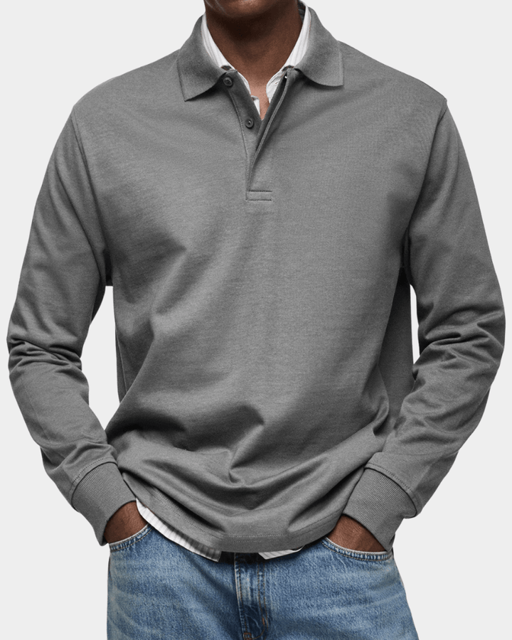 Leo Melbourne™ | Comfortable spring polo with long sleeves
