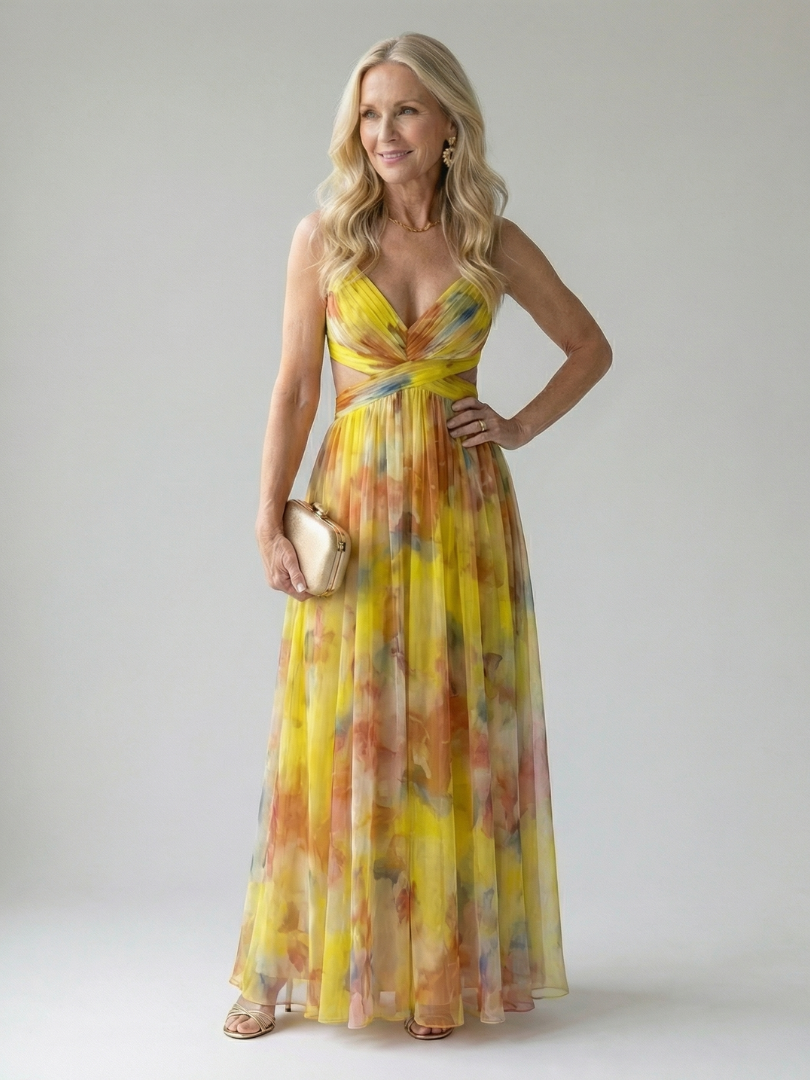 Marceline Soft Wrap Maxi Dress