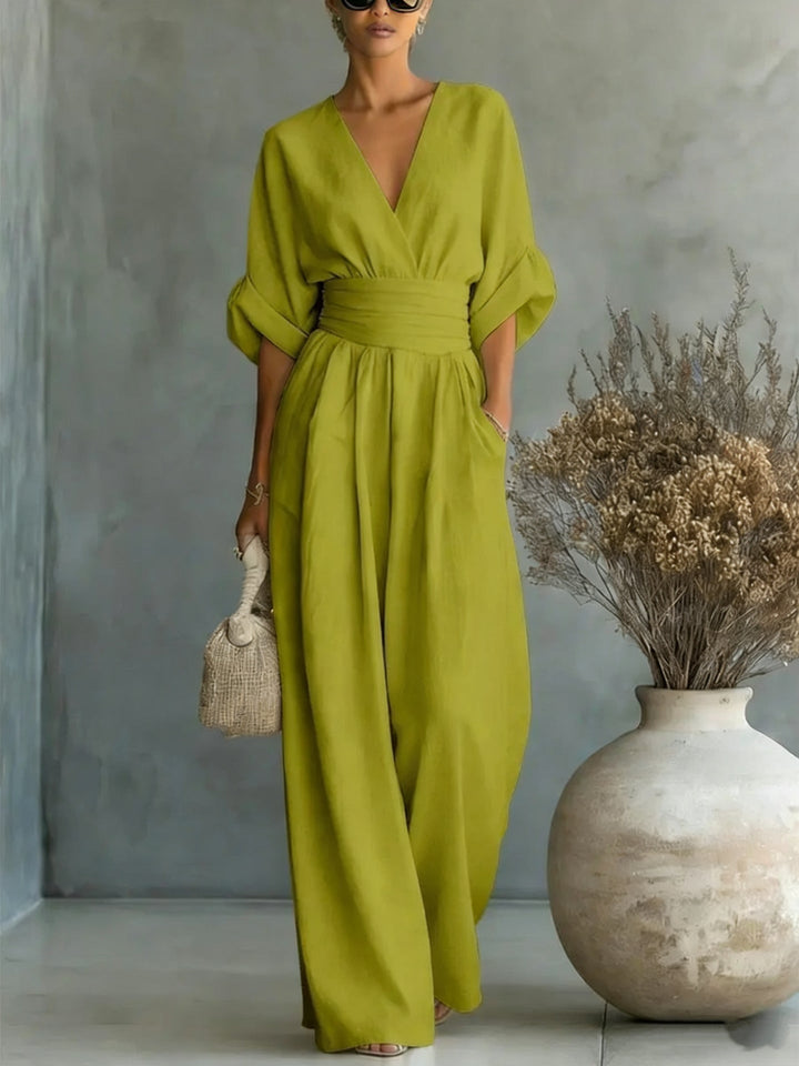 Cleo Relaxed Linen Jumpsuit