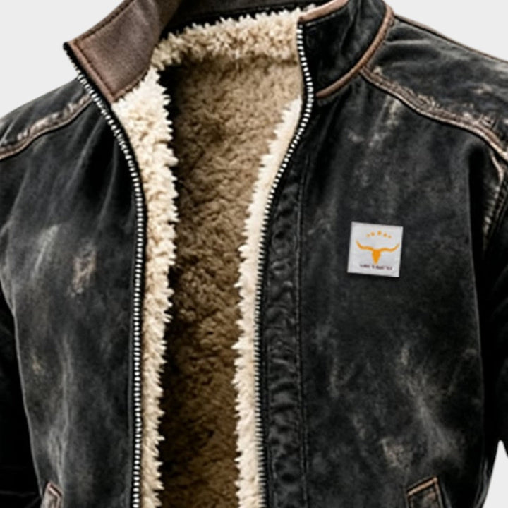 Ricardo™ | Leather-Look Jacket with Distinctive Design
