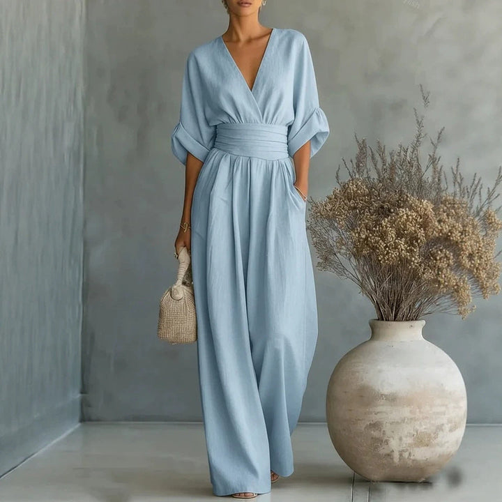 Cleo Relaxed Linen Jumpsuit