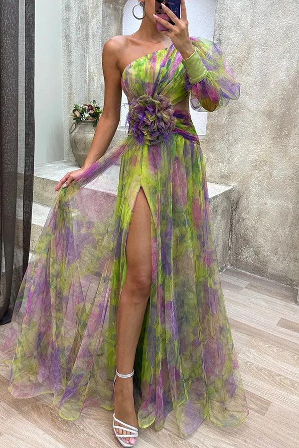 Grace™ | Summer Escape Beauty Floral Pleated Maxi Dress
