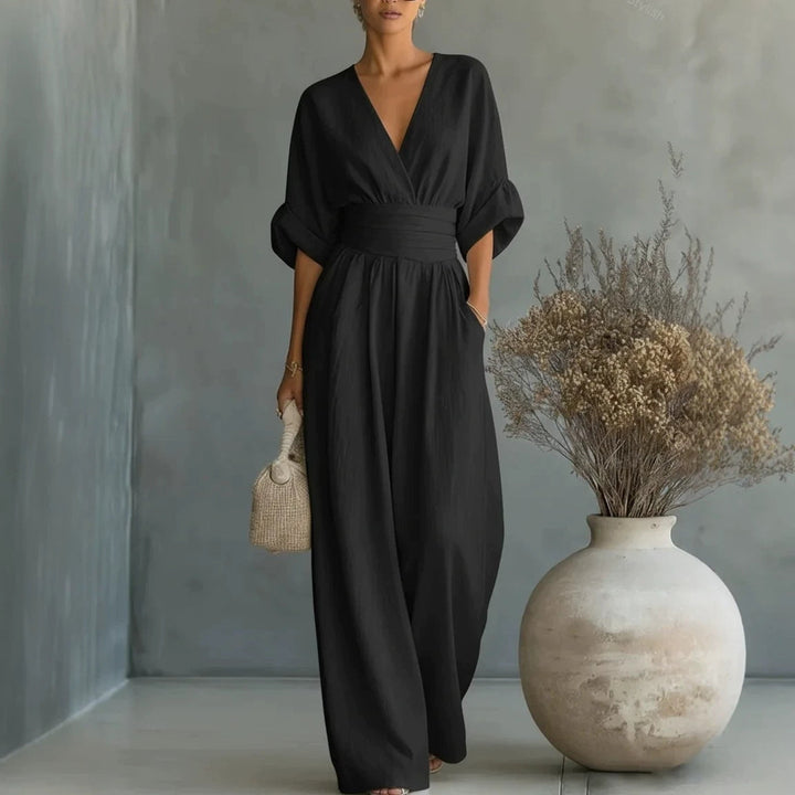 Cleo Relaxed Linen Jumpsuit
