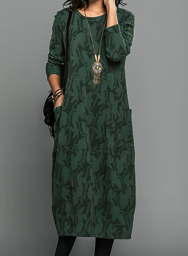 Amelia Casual Crew Neck Spring Dress