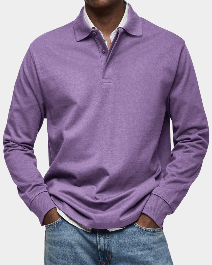 Leo Melbourne™ | Comfortable spring polo with long sleeves