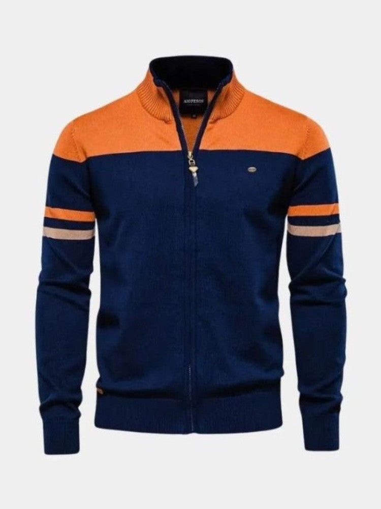 Anders™ | Knitted Cardigan with Zipper Closure
