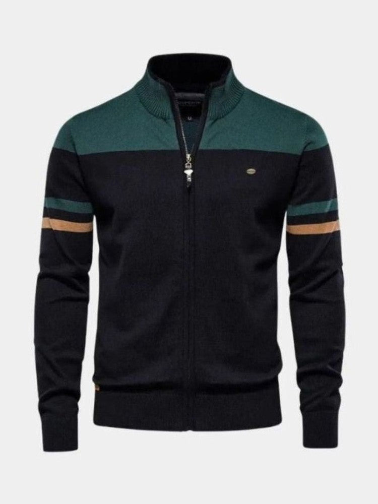 Anders™ | Knitted Cardigan with Zipper Closure
