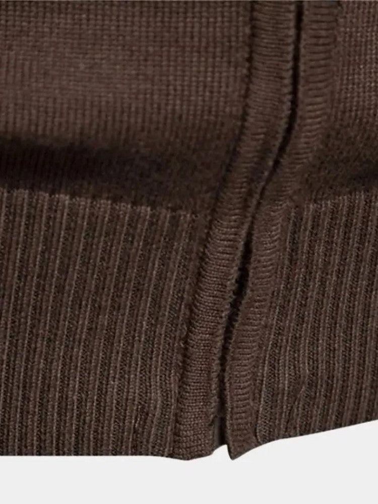 Anders Knitted Cardigan with Zipper Closure