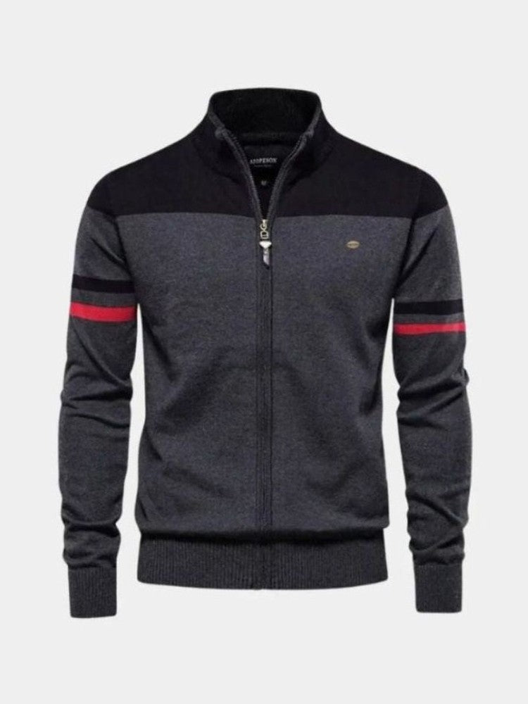 Anders™ | Knitted Cardigan with Zipper Closure