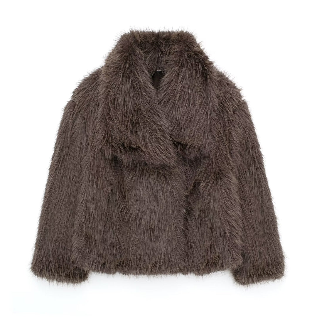 Hazel Faux Fur Coat