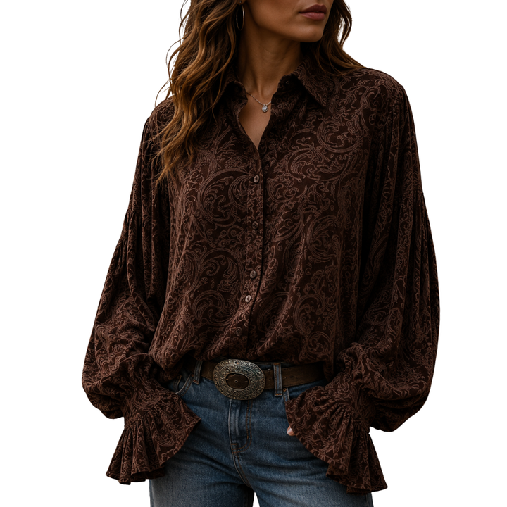 Victoria Vintage Casual Blouse