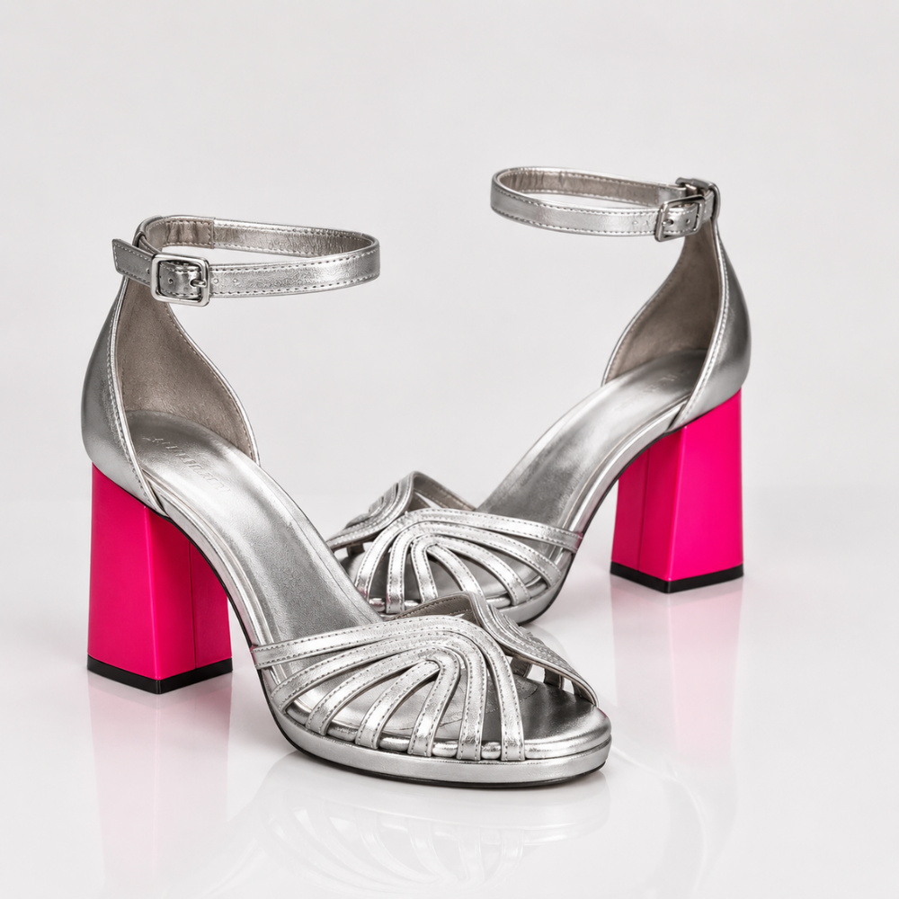 Bianca Classic Sandals with Gold Strap