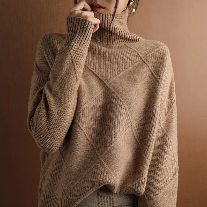 Marcelle Chunky Turtleneck Jumper