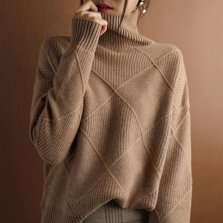 Marcelle Chunky Turtleneck Jumper