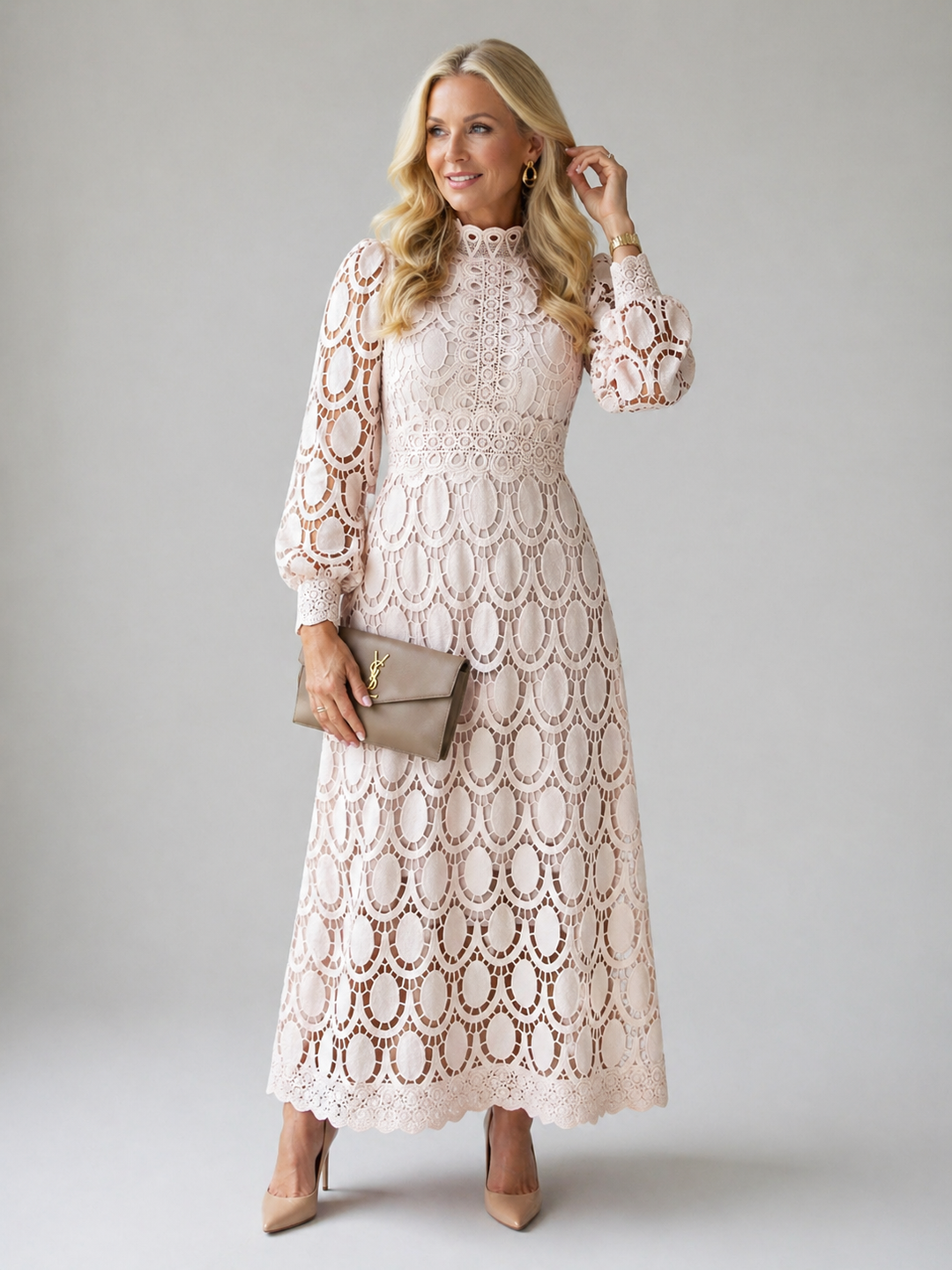 Elowen Lace Midi Dress