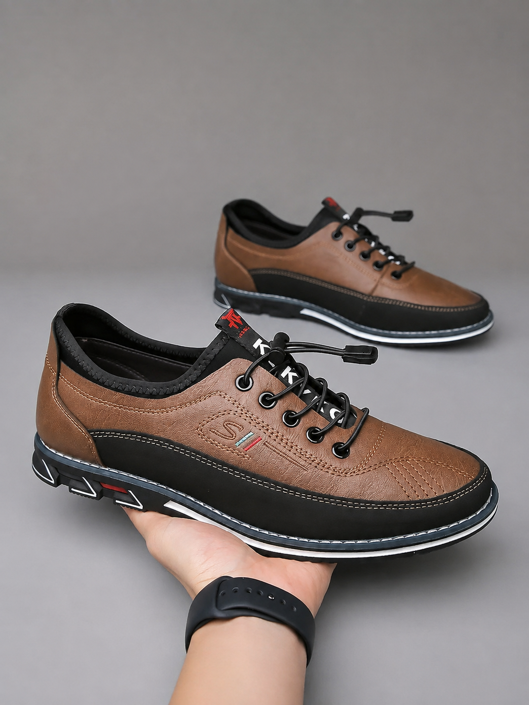 Philipp Oxford-leren schoenen