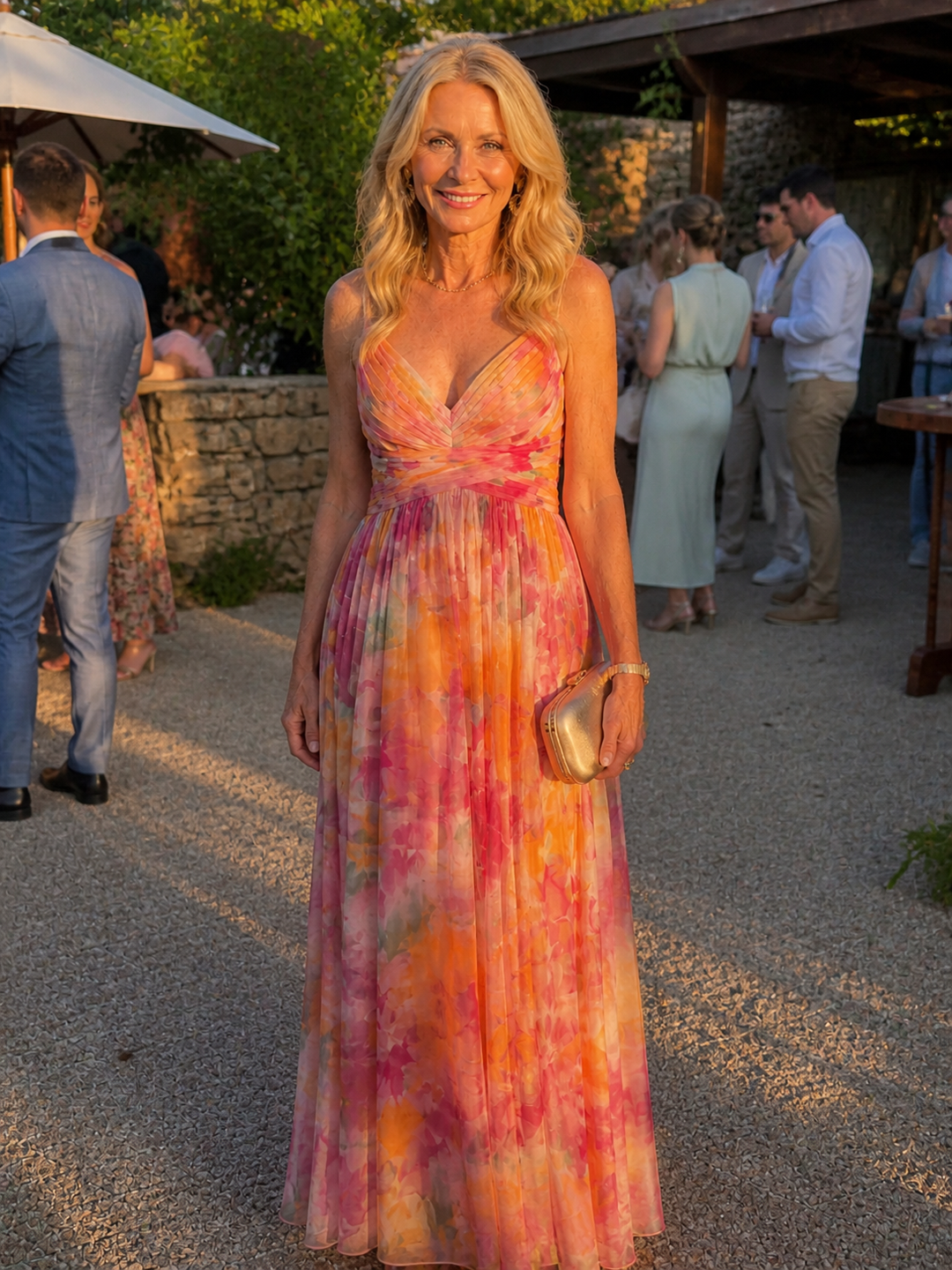 Marceline Soft Wrap Maxi Dress