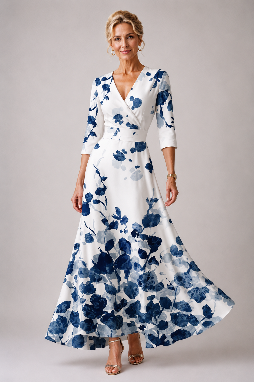Georgina Chic Dress with Floral Print