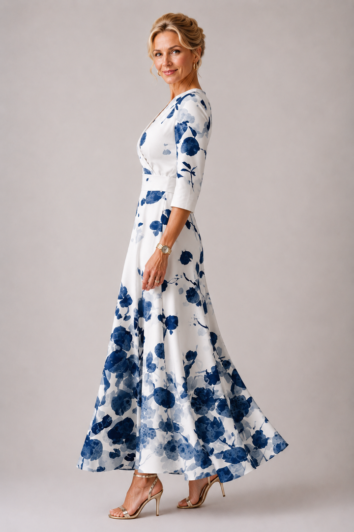 Georgina Chic Dress with Floral Print