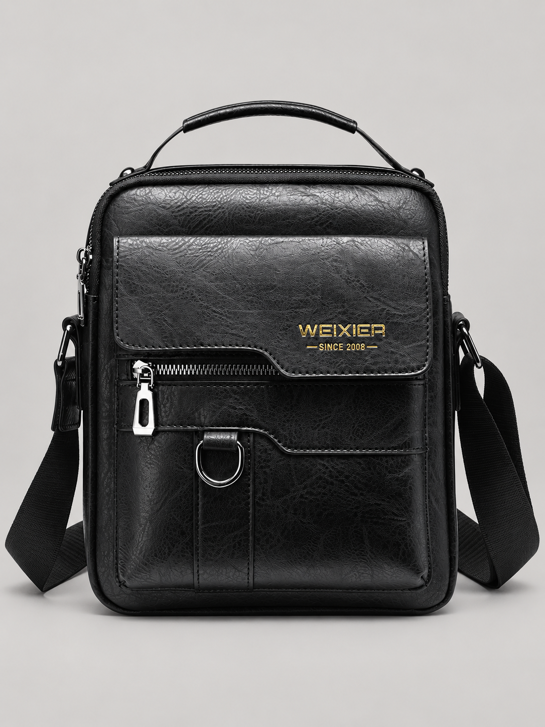 René vintage crossbodytas van kunstleer