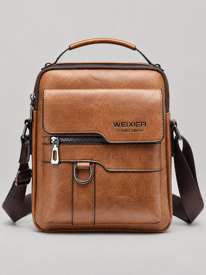 René vintage crossbodytas van kunstleer