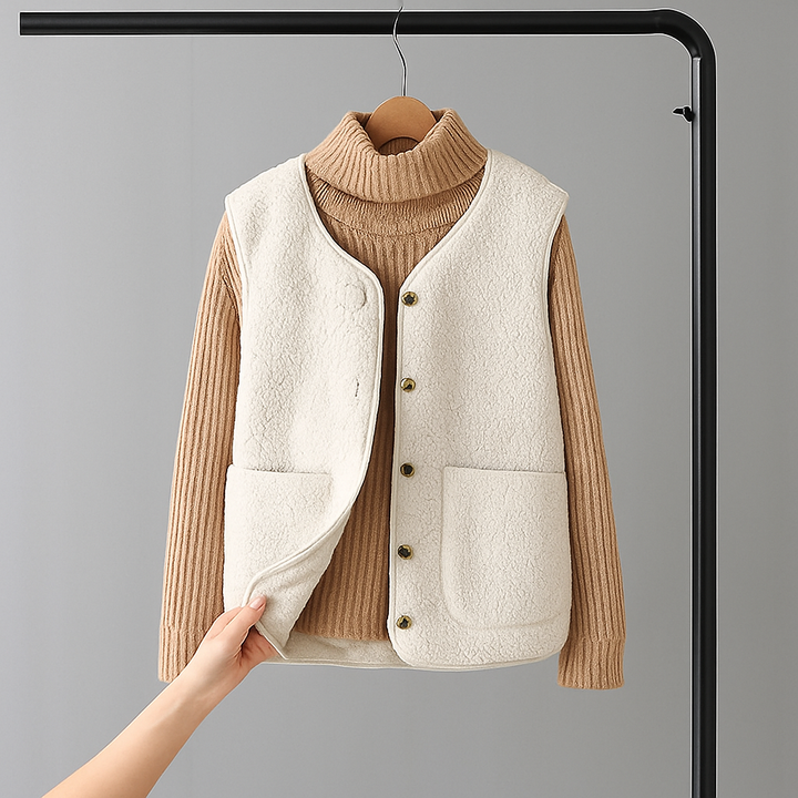 Simone Soft Teddy Vest