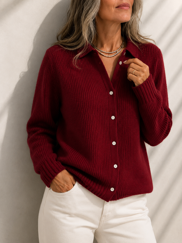 Freya Classic Knitted Button Cardigan