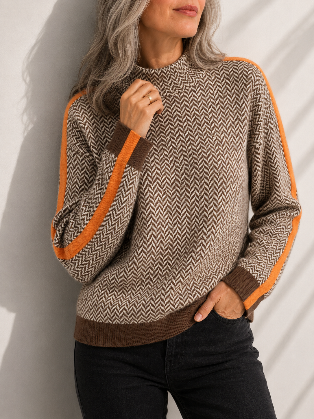 Talia High Neck Sweater