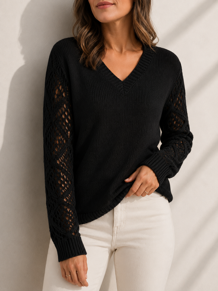 Mirabelle Casual Knitted Chic Sweater