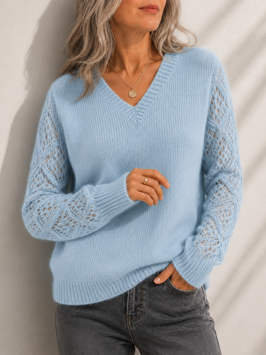 Mirabelle Casual Knitted Chic Sweater