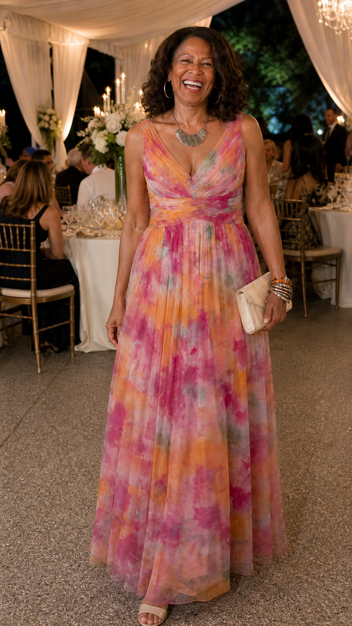 Marceline Soft Wrap Maxi Dress
