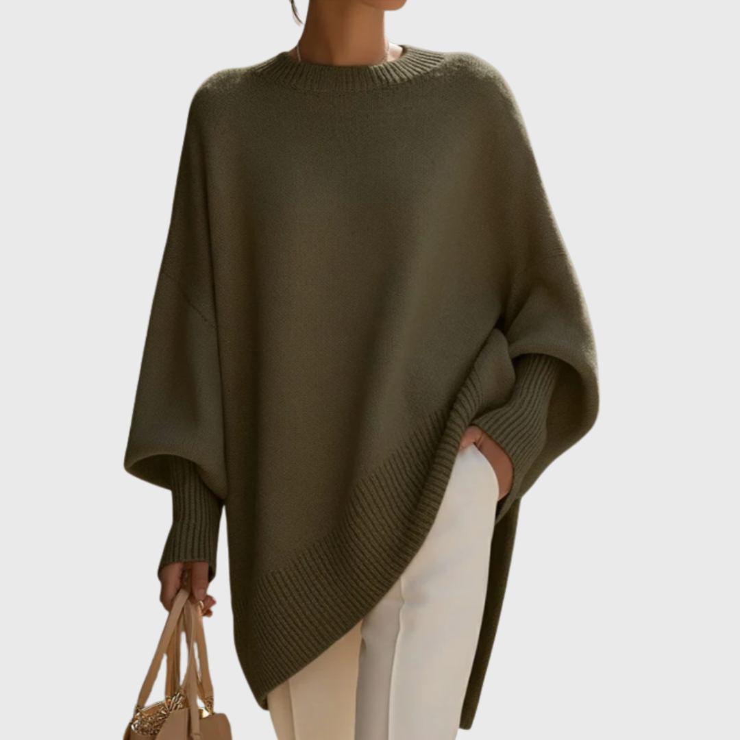 Livia Oversized Poncho Jumper