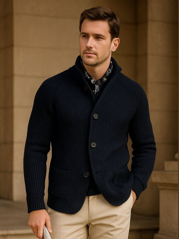 Henrik™ | Button-Up Knit Jacket