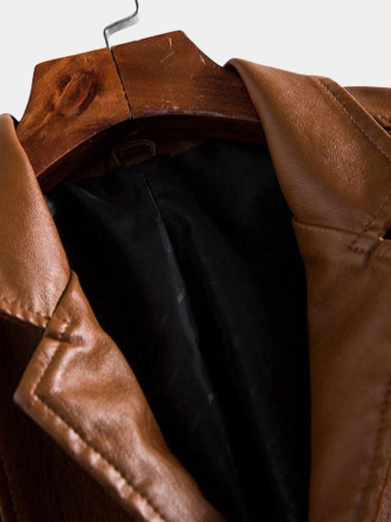 Jonas Caramel Leather Jacket