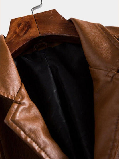 Jonas Caramel Leather Jacket