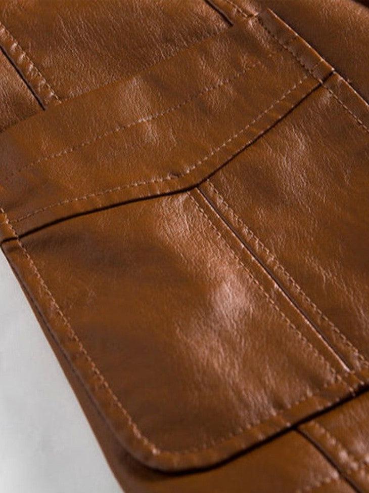 Jonas Caramel Leather Jacket