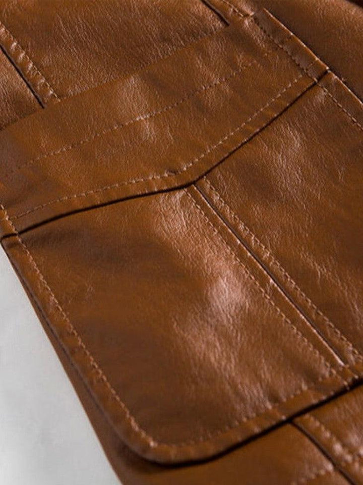 Jonas™ | Caramel Leather Jacket