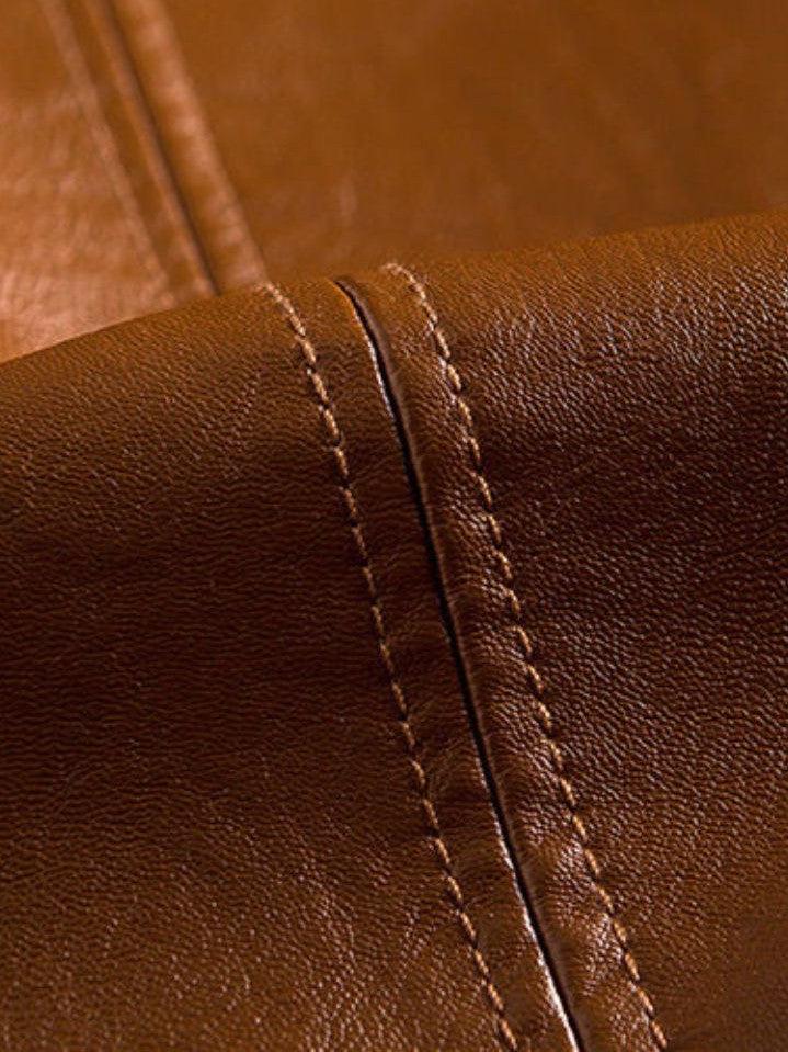 Jonas Caramel Leather Jacket