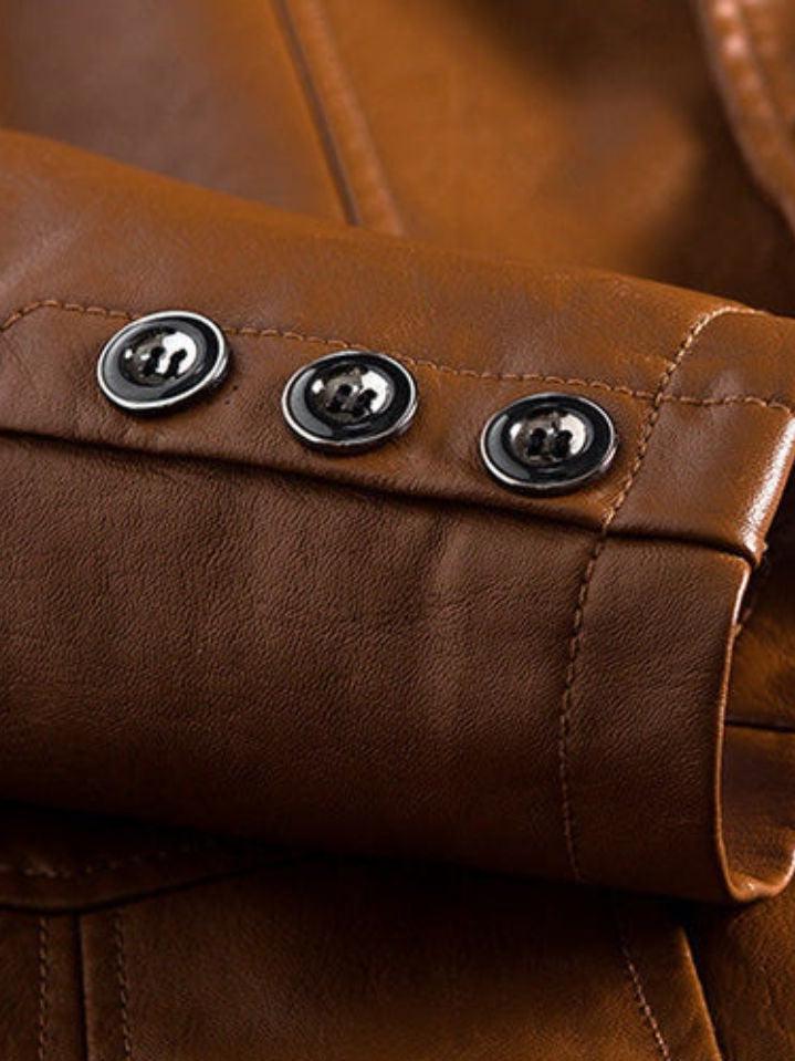 Jonas Caramel Leather Jacket