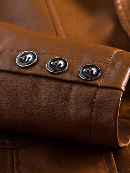 Jonas Caramel Leather Jacket