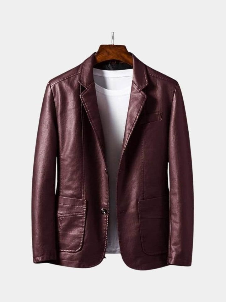 Jonas Caramel Leather Jacket