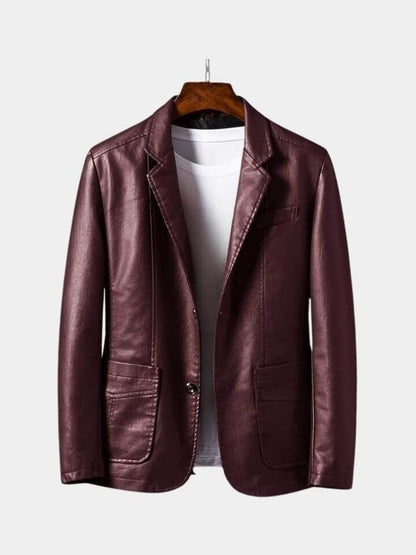 Jonas Caramel Leather Jacket
