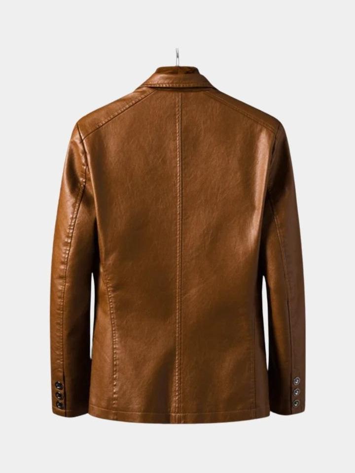 Jonas Caramel Leather Jacket