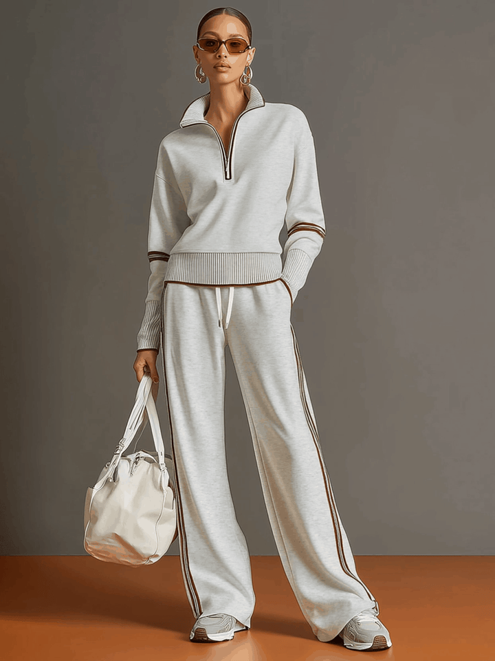Charlotte – blouse and wide-leg pants