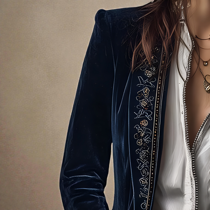 Poppy Luxurious Velvet Jacket